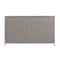 Gray Woven Paper Rope Storage Chest with Hinged Lid & Integrated Handles